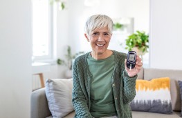 GEM Motoring Assist, 2025, taking a blood sugar test